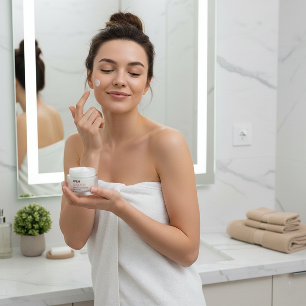 Крем для лица Anti-Age с пептидами и церамидами - 5 мл - DrBeauty - изображение 2