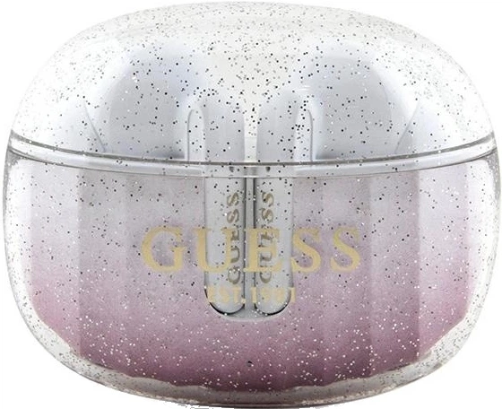 Навушники Guess Glitter Gradient Bluetooth 5.3 Wireless + Doc Station Pink (3666339210397) - зображення 2