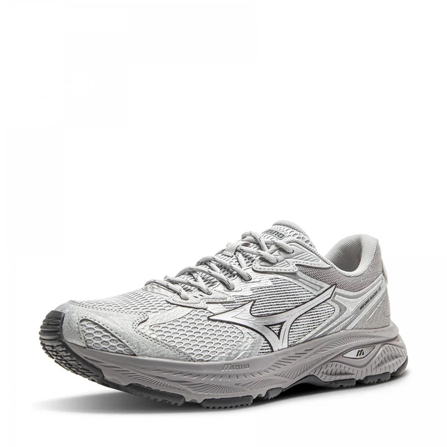Чоловічі кросівки Mizuno Racer V2 Mist Grey 47 Сірий D1GH250605 - Фото 2 Чоловічі кросівки Mizuno Racer V2 Mist Grey 47 Сірий D1GH250605 - изображение 2