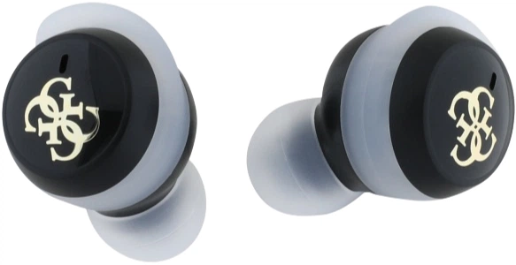 Навушники Guess Iridescent 4G Printed Logo Bluetooth 5.3 Wireless + Doc Station Black (3666339343248) - зображення 3