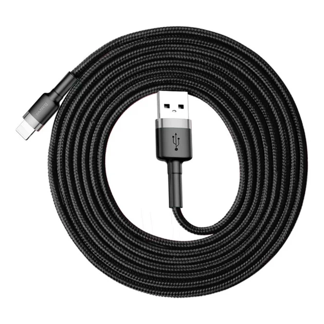 USB кабель Baseus CALKLF-CG1 Cafule Apple iPhone SE 2022 / iPhone 14 Pro Max / iPhone 14 Plus / iPhone 14 Pro / iPhone 14 / iPhone 13 Pro / iPhone 13 Mini / iPhone 13 / iPhone 13 Pro Max / iPhone 12 Mini / iPhone 12 Pro Max, Lightning, 2.0 м., - 299460 - Фото 1 USB кабель Baseus CALKLF-CG1 Cafule Apple iPhone SE 2022 / iPhone 14 Pro Max / iPhone 14 Plus / iPhone 14 Pro / iPhone 14 / iPhone 13 Pro / iPhone 13 Mini / iPhone 13 / iPhone 13 Pro Max / iPhone 12 Mini / iPhone 12 Pro Max, Lightning, 2.0 м., - 299460 - изображение 1