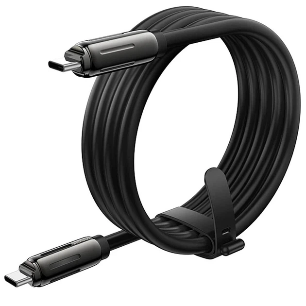 USB кабель Hoco U136 Prize, Type-C, 1.2 м., Черный - 561589 - Фото 3 USB кабель Hoco U136 Prize, Type-C, 1.2 м., Черный - 561589 - изображение 3