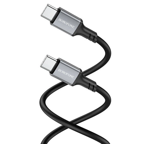 USB кабель Borofone BX83, Type-C, 1.0 м., Чорний - 335570 - Фото 1 USB кабель Borofone BX83, Type-C, 1.0 м., Чорний - 335570 - зображення 1