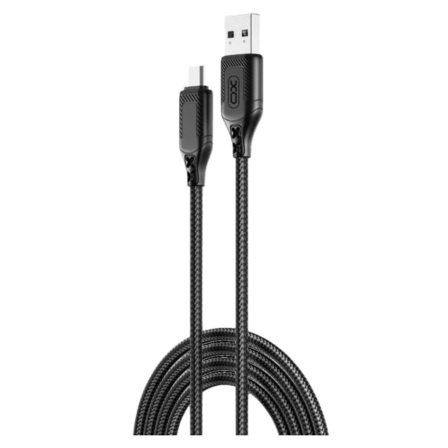 USB кабель XO NB235 Zebra Series, MicroUSB, 1.0 м., Чорний - 381665 - Фото 1 USB кабель XO NB235 Zebra Series, MicroUSB, 1.0 м., Чорний - 381665 - зображення 1