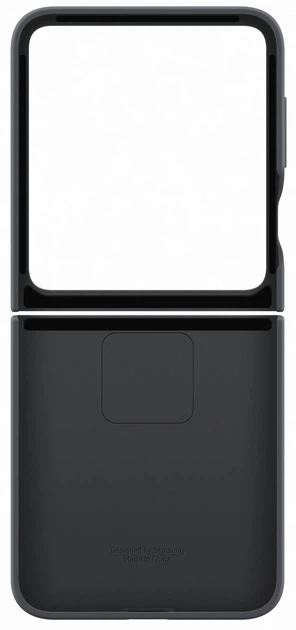 Панель Samsung Silicone Case для Galaxy Z Flip7 FE Black (EF-PF741TBEGWW) - зображення 3