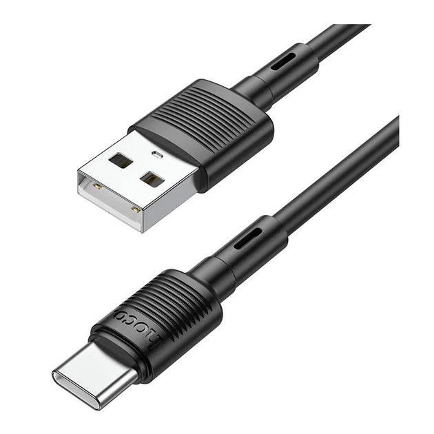 USB кабель Hoco X83, Type-C, 1.0 м., Черный - 289229 - Фото 1 USB кабель Hoco X83, Type-C, 1.0 м., Черный - 289229 - изображение 1
