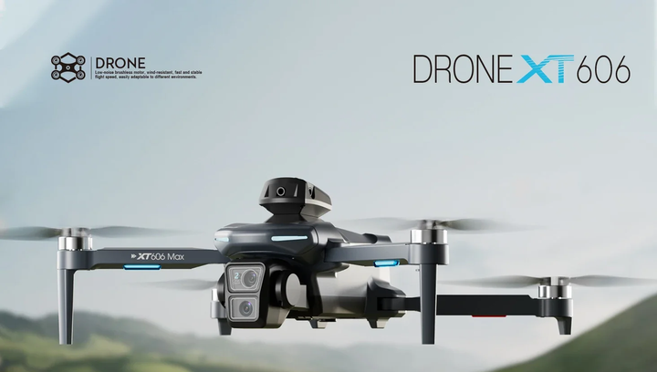 Квадрокоптер XT606 MAX с пультом и экраном GPS 4K FPV до 3 км - изображение 3