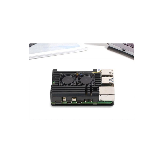 Корпус для Микро ПК KUONGSHUN for Raspberry Pi 5 Alu 2 fans (RA787) - изображение 7