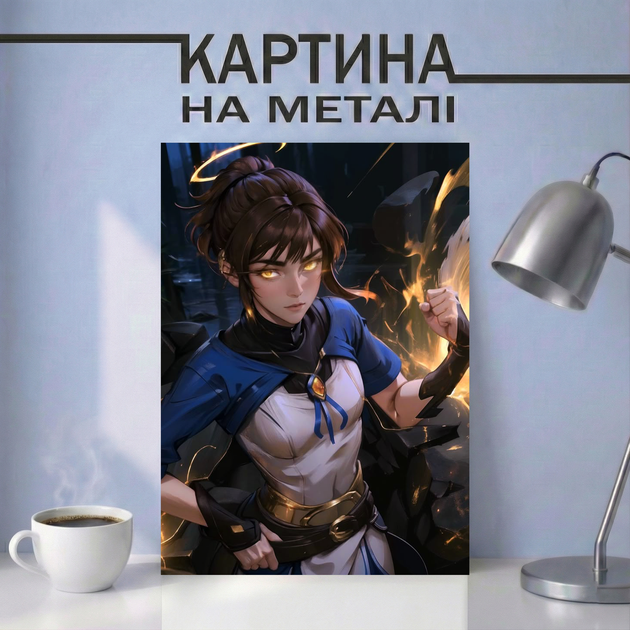 Картина на металле 21х30 (А4) Dota 2 — с персонажем Marci, уникальный подарок - Фото 1 Картина на металле 21х30 (А4) Dota 2 — с персонажем Marci, уникальный подарок - изображение 1
