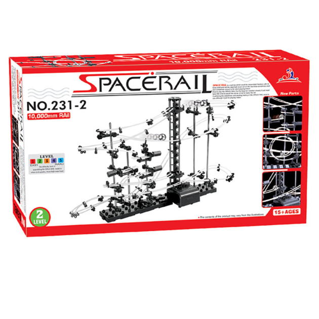 Кінетичний конструктор Space Rail Рівень 2 (231-2) Американські гірки з ліфтом Динамічний конструктор STEM - Фото 4 Кінетичний конструктор Space Rail Рівень 2 (231-2) Американські гірки з ліфтом Динамічний конструктор STEM - зображення 4