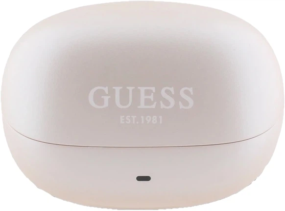 Навушники Guess Capsule Printed Logo Bluetooth 5.3 Wireless + Doc Station Pink (3666339329075) - зображення 3