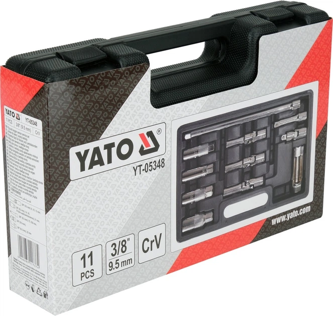 Набір інструментів YATO для свічок запалювання та лямбда-зонда 11 шт. (YT-05348) - зображення 2