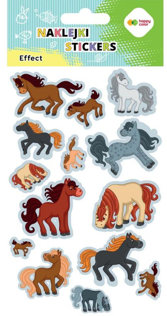 Zestaw naklejek Happy Color Effect 50 sztuk (ZES5902979026393) - obraz 2