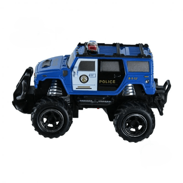 Джип на пульті ChaocaToys 14 см Police Hummer синій 6149B - зображення 6