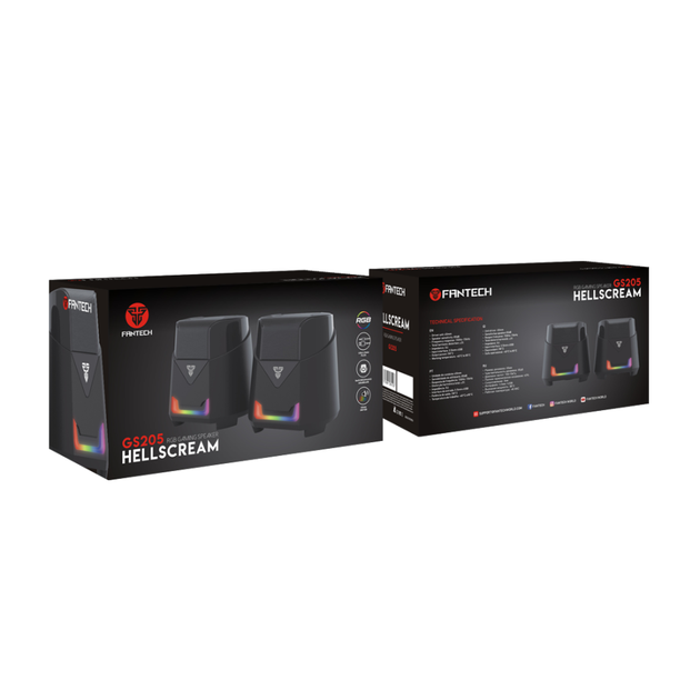 Компьютерные колонки FANTECH GS205 Hellscream Черный - Фото 5 Компьютерные колонки FANTECH GS205 Hellscream Черный - изображение 5