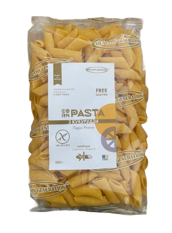 Макарони без глютену з кукурудзи Corn Pasta ""РENNE" Healthy Generation 350 г - Фото 1 Макарони без глютену з кукурудзи Corn Pasta ""РENNE" Healthy Generation 350 г - зображення 1