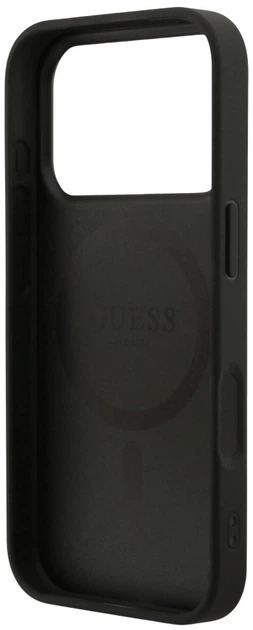 Etui plecki Guess 4G Small Classic Logo MagSafe do Apple iPhone 17 Pro Max Black (3666339490591) - obraz 6