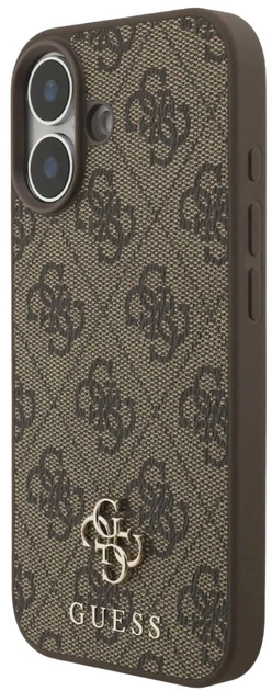 Панель Guess 4G Small Classic Logo MagSafe для Apple iPhone 17 Brown (3666339490607) - зображення 2