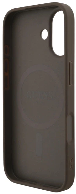 Панель Guess 4G Small Classic Logo MagSafe для Apple iPhone 17 Brown (3666339490607) - зображення 6