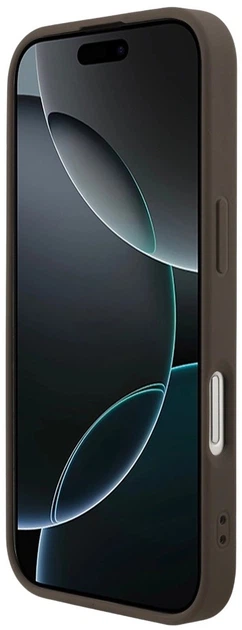 Панель Guess 4G Small Classic Logo MagSafe для Apple iPhone 17 Brown (3666339490607) - зображення 7