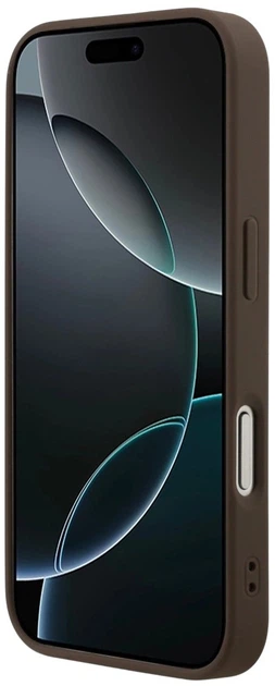 Etui plecki Guess 4G Small Classic Logo MagSafe do Apple iPhone 17 Pro Brown (3666339490621) - obraz 7