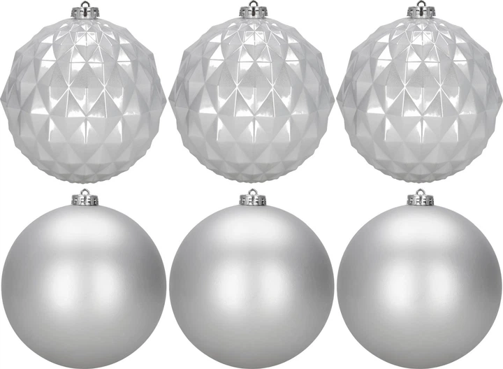 Набір ялинкових кульок Springos CA1530 13.5 см 6 шт (5908455303217) - зображення 2