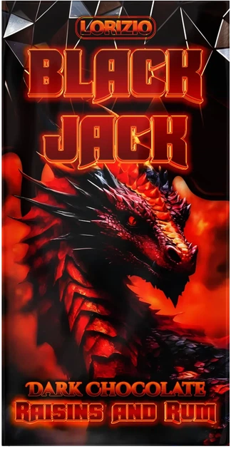Шоколад Lorizio черный с изюмом и ромом "BLACK JACK" 100 г - изображение 3