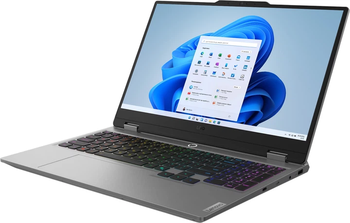 Laptop Lenovo LOQ 15AHP10 (83JG009SNT) Luna Grey - obraz 2