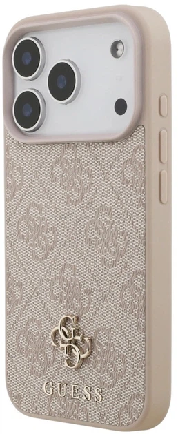 Etui plecki Guess 4G Small Classic Logo MagSafe do Apple iPhone 17 Pro Pink (3666339490669) - obraz 2