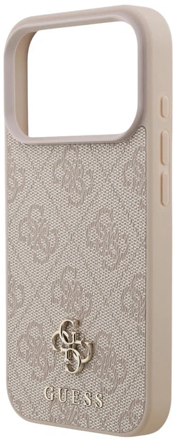 Etui plecki Guess 4G Small Classic Logo MagSafe do Apple iPhone 17 Pro Pink (3666339490669) - obraz 5