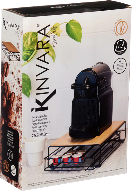 Pojemnik na kapsułki do kawy Kinvara Seris 32 kapsułki (8430852869838) - obraz 3