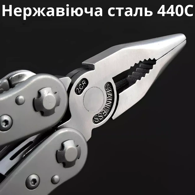 Универсальный мультитул 13в1 + набор бит в подарок - Фото 7 Универсальный мультитул 13в1 + набор бит в подарок - изображение 7