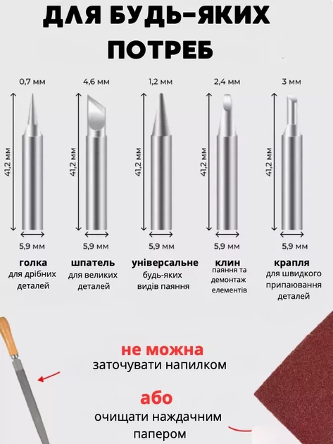Набор для пайки 18 в 1. Паяльный набор в футляре - изображение 10