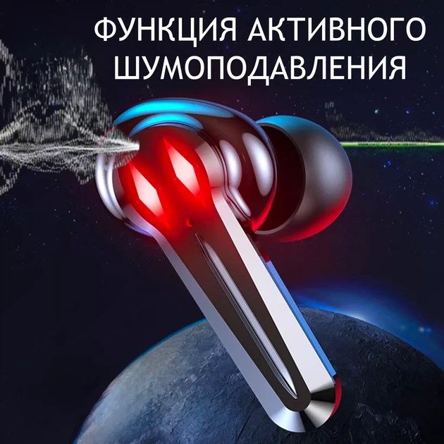 Безпровідні вакуумні ігрові навушники М28. Зарядний кейс із функцією PowerBank - зображення 10