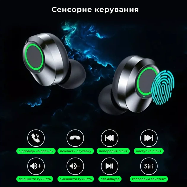 Беспроводные наушники Bluetooth Air Music с функцией Power Bank (Black 89) - изображение 11