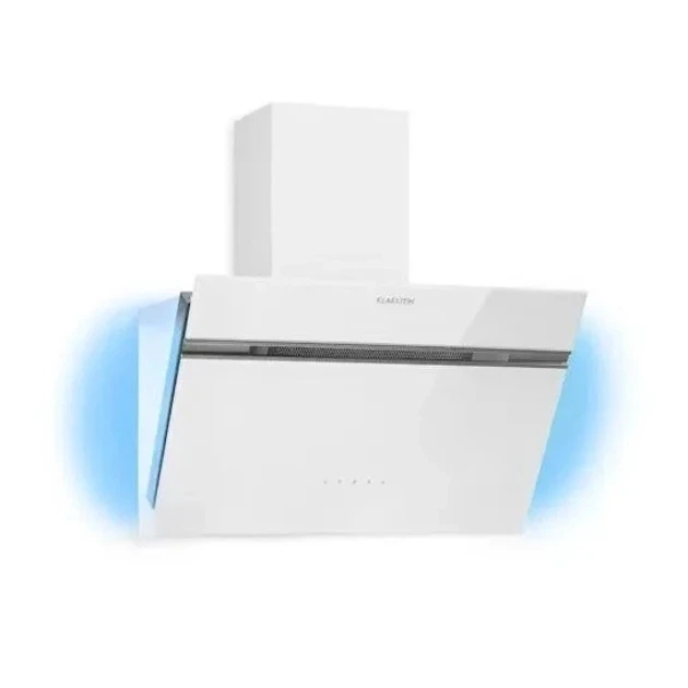 Вытяжка угловая Klarstein Alina 60см 600 м³ Led цветная RGB наклонная стеклянная мощная настенная вытяжка - изображение 11