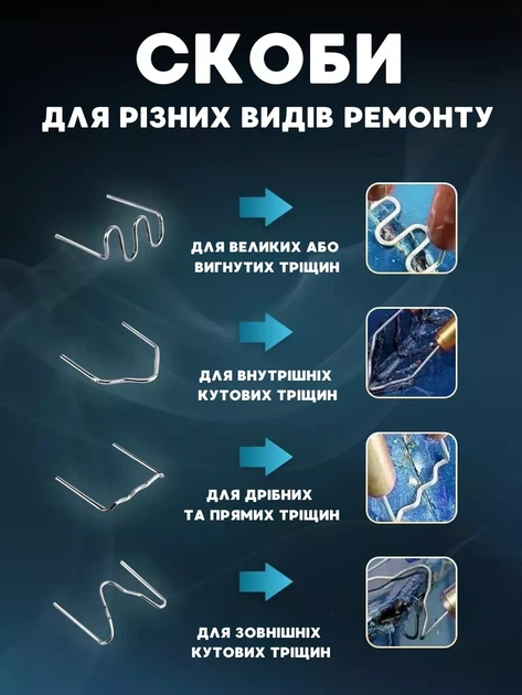 Термостеплер 70w для пластика со скобами и кусачками - изображение 9