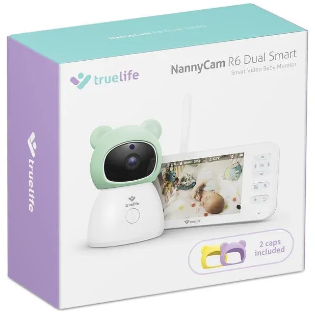 Електронна радіоняня TrueLife R6 Dual Smart SmartCare SmartTrack LCD 5" відео (TLVMMNCR6DSWA) - зображення 2