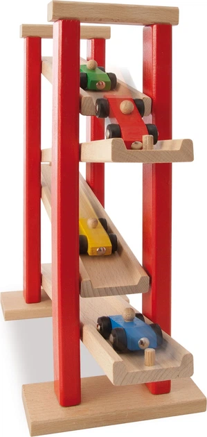 Tor wyścigowy dla niemowląt Eichhorn z 3 samochodami 100027332 (4051902273326) - obraz 4