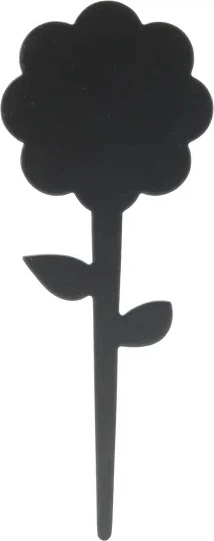 Zestaw tabliczek Securit FLOWER dwustronnych kredowych 5 szt z markerem TAG-FLOWER-5 (8718226499011) - obraz 2