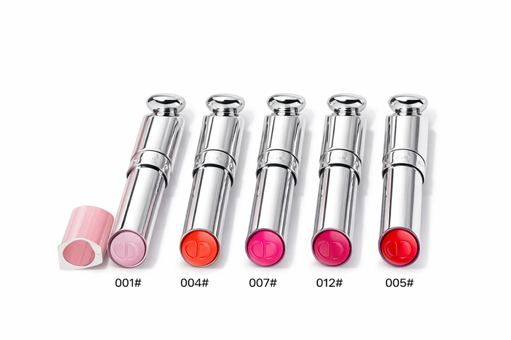 Набор Помад для губ Dior (Диор) Rouge Dior 5 × 1,6 г оттенки 001 Pink, 004 Coral, 007 Raspberry, 012 Rosewood, 015 Cherry - изображение 2