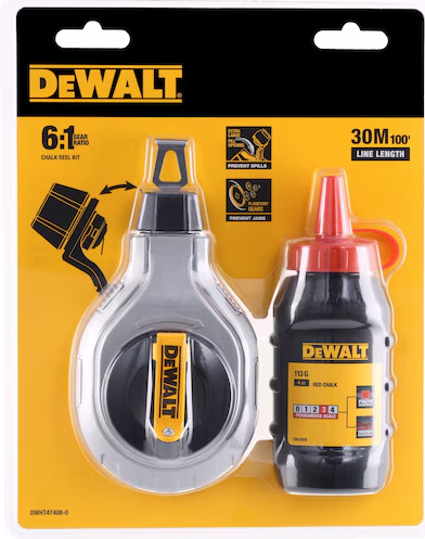 Шнур розмічальний DeWalt 6:1 Червоний (DWHT47408-0) - зображення 2