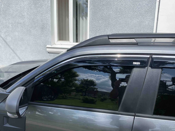 Ветровики с хромированным молдингом Niken Luxury (4 шт) для Renault Duster 2024- гг - Фото 3 Ветровики с хромированным молдингом Niken Luxury (4 шт) для Renault Duster 2024- гг - изображение 3