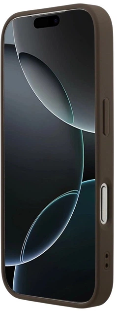 Etui plecki Guess 4G Printed Stripes MagSafe do Apple iPhone 17 Pro Max Brown (3666339491437) - obraz 7