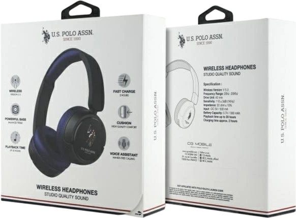 Навушники U.S. Polo Assn DH Color Logo Navy (USHPV6PCOV) - зображення 4