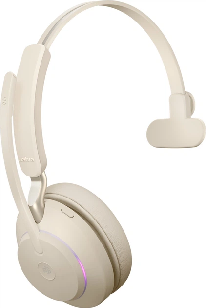 Słuchawki Jabra Evolve2 65 Link380c MS Mono Beige (26599-899-898) - obraz 2