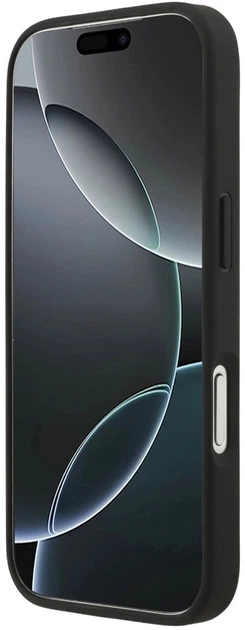 Панель Guess 4G Strap Triangle Logo MagSafe для Apple iPhone 17 Pro Black (3666339526481) - зображення 5
