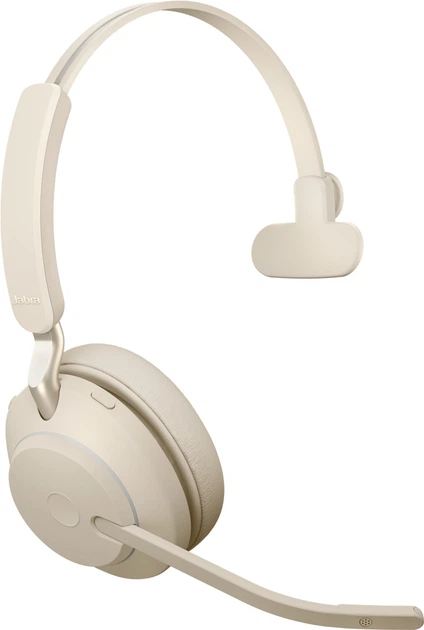 Słuchawki Jabra Evolve2 65 Link380c UC Mono Beige (26599-889-898) - obraz 2