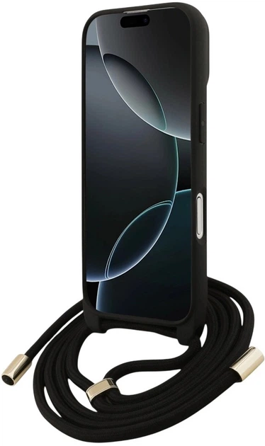 Панель Guess 4G Big Logo Cord Stap Crossbody для Apple iPhone 17 Brown (3666339526771) - зображення 5