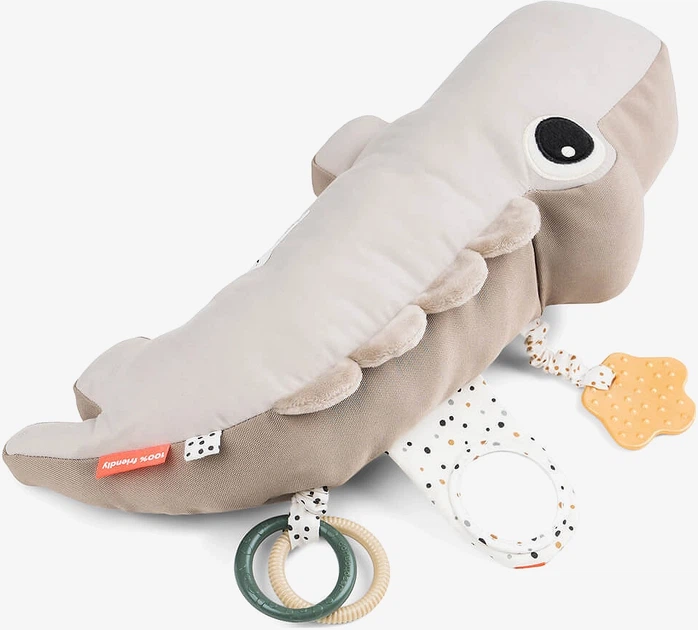 Подушка для ігор Done by Deer крокодил Бежева 4103499 (5712643039655) - зображення 2